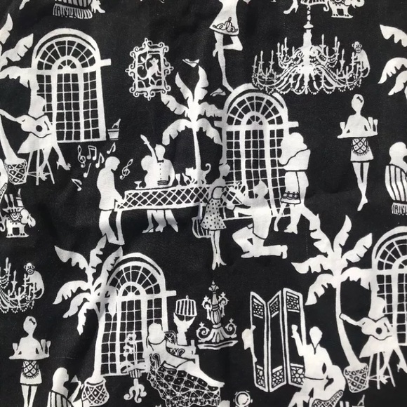 Lilly Pulitzer Holy Grail Late Night Toile Skirt - Picture 3 of 4